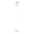 Briloner 1507016 - Lámpara de pie LED regulable KIKI LED/4,3W/5V IP44 2600 mAh blanca