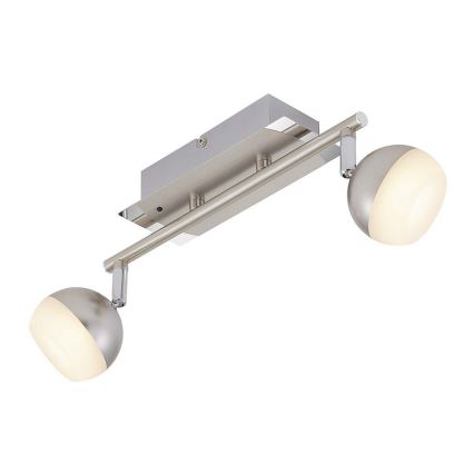Briloner 2040-022 - LED RGB Foco regulable 2xLED/3,3W/230V + control remoto