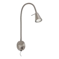 Briloner 2082-012 - Lámpara de pared LED flexible COMFORT LIGHT 1xGU10/5W/230V cromo mate