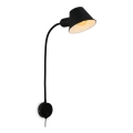 Briloner 2089-015 - Lámpara de pared flexible BRELLO 1xE27/10W/230V negra