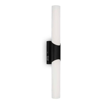 Briloner 2111-115 - Aplique LED para espejo de baño LED/11W/230V IP44 47 cm negro