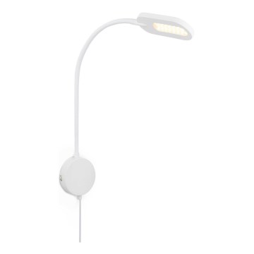 Briloner 2177016 - Aplique LED flexible regulable LED/6W/230V blanco