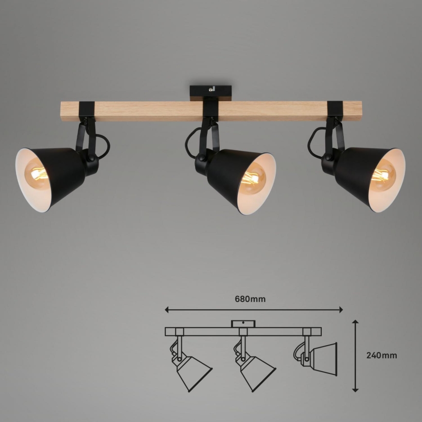 Briloner 2406-035 - Foco SPOT 3xE27/40W/230V