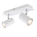 Briloner 2857-026 - Foco SPOT 2xGU10/40W/230V blanco