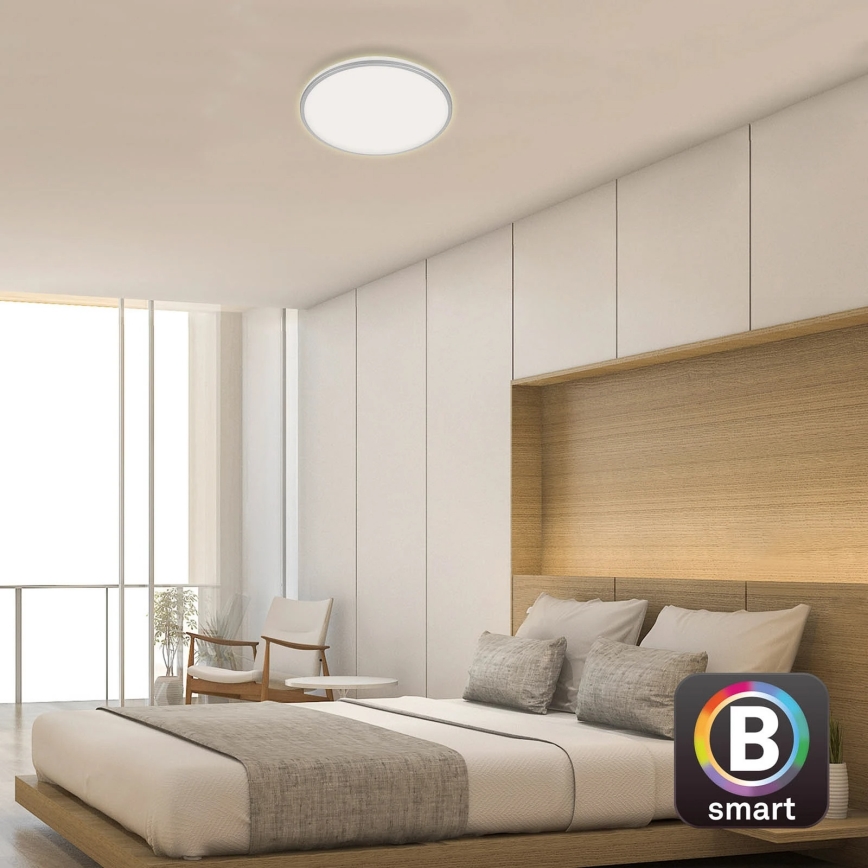 Briloner 3065-014 - Lámpara de techo LED regulable IVY LED/42W/230V Wi-Fi Tuya, diámetro 49 cm + mando a distancia