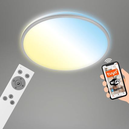 Briloner 3065-014 - Lámpara de techo LED regulable IVY LED/42W/230V Wi-Fi Tuya, diámetro 49 cm + mando a distancia