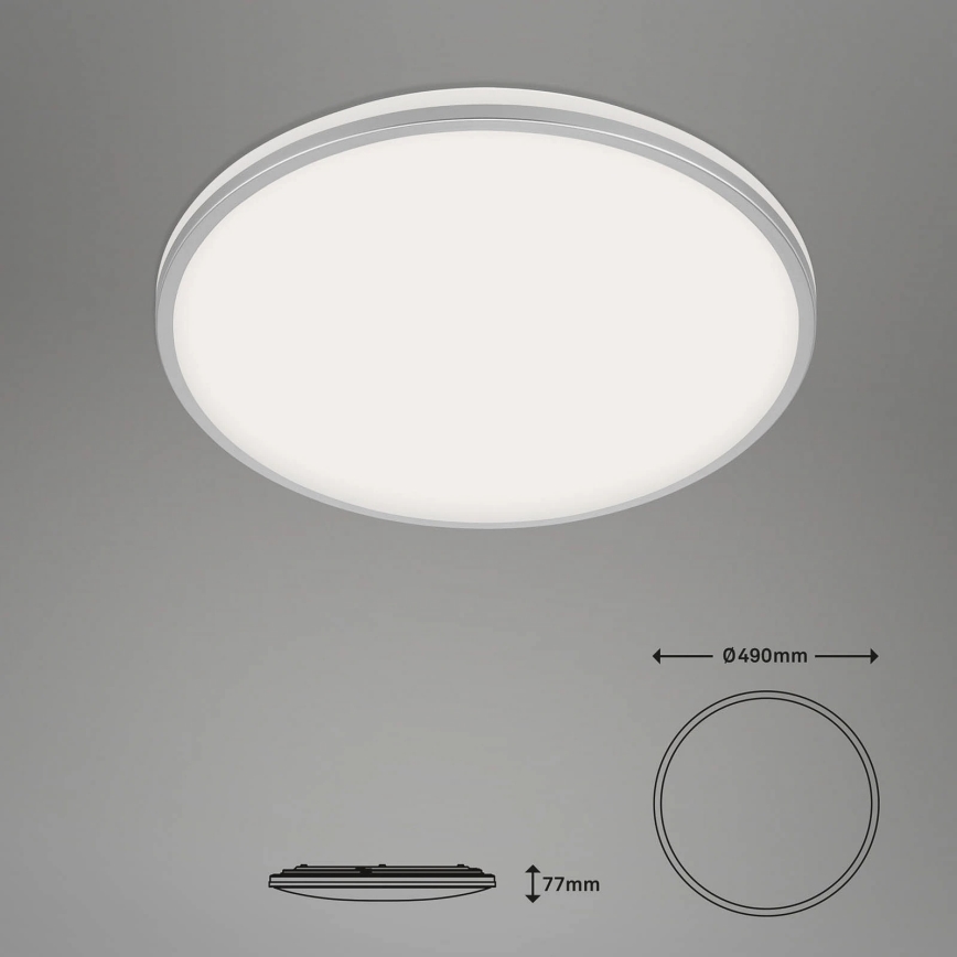 Briloner 3065-014 - Lámpara de techo LED regulable IVY LED/42W/230V Wi-Fi Tuya, diámetro 49 cm + mando a distancia
