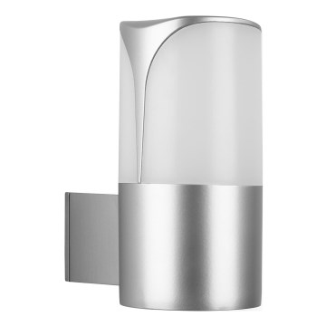 Briloner 320304TF - Aplique de pared para exterior 1xE27/12W/230V IP44, acabado plateado