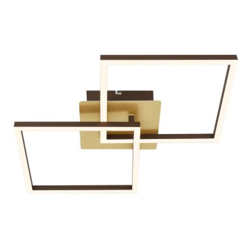 Briloner 3210-017 - Plafón LED regulable FRAME 2xLED/11W/230V dorado