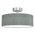 Briloner 3375-024 - Plafón 1xE27/40W/230V diá. 30 cm gris