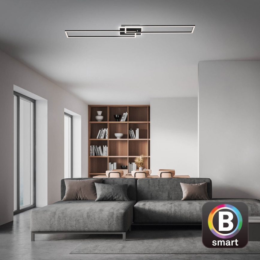 Briloner 3538-015 - Lámpara araña LED regulable FRAME 2xLED/20W/230V 2700-6500K Wi-Fi Tuya + control remoto