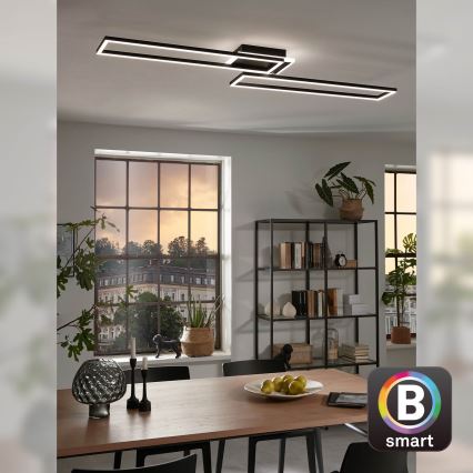 Briloner 3538-015 - Lámpara araña LED regulable FRAME 2xLED/20W/230V 2700-6500K Wi-Fi Tuya + control remoto