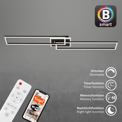 Briloner 3538-015 - Lámpara araña LED regulable FRAME 2xLED/20W/230V 2700-6500K Wi-Fi Tuya + control remoto