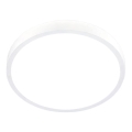 Briloner 3709-016 - Plafón LED RGBW regulable LED/22W/230V 4000K diá. 38 cm blanco + control remoto