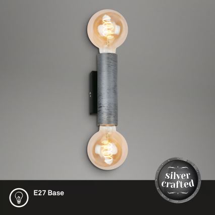 Briloner 3710-024 - Aplique de pared RETRO 2xE27/10W/230V