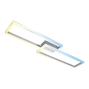Briloner 3761019 - Lámpara de techo LED regulable LED/45W/230V 2700-6500K cromo mate + mando a distancia