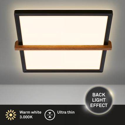 Briloner 3845015 - Luminaria de techo LED/18W/230V 29,5x31,5 cm