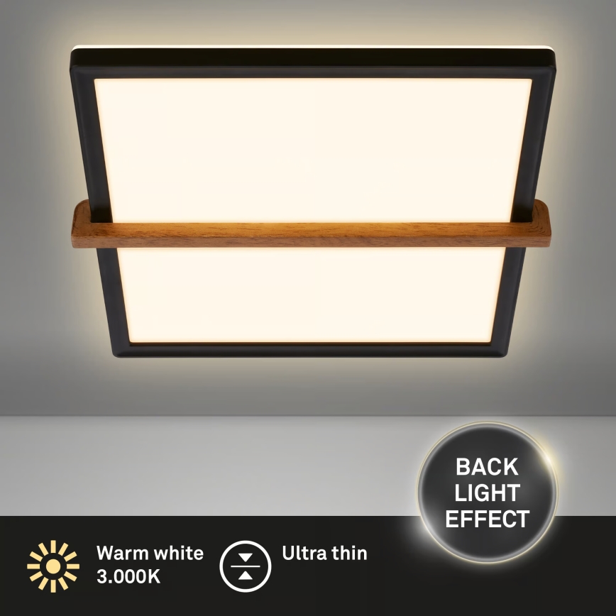 Briloner 3845015 - Luminaria de techo LED/18W/230V 29,5x31,5 cm