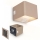 Briloner 3879011 - Aplique de pared LED recargable con sensor de movimiento y de crepúsculo BORRA LED/1,5W/5V 3600 mAh beige