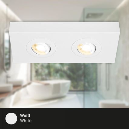 Briloner 3996026 - Foco LED CTS 2xLED/4W/230V 2700/4000K blanco