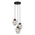 Briloner 4870-035 - Lámpara colgante de cable 3xE27/60W/230V