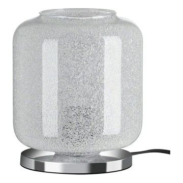 Briloner 7011-018 - Lámpara de sobremesa COLD 1xE27/40W/230V transparente/cromo brillante