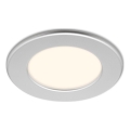 Briloner 7049014 - Luminaria empotrada LED regulable para baño LED/6W/230V 3000K IP44 cromo mate