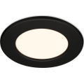 Briloner 7049015 - Luminaria empotrable LED regulable para baño LED/6W/230V 3000K IP44 negro
