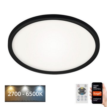 Briloner 7058-015 - Lámpara LED regulable SLIM LED/18W/230V 2700-6500K Wi-Fi Tuya + control remoto