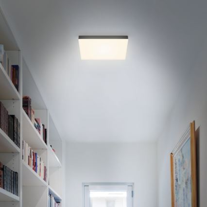 Briloner 7071015 - Plafón LED FLAME LED/21W/230V negro