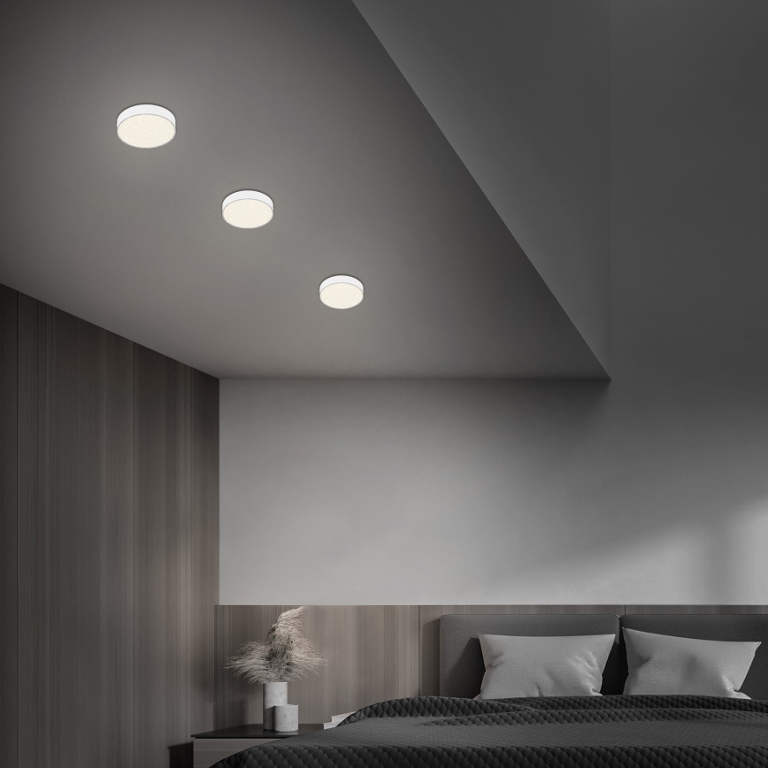 Briloner 7072-416 - Plafón LED STAR SKY LED/11W/230V 4000K diá. 15 cm blanco