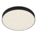 Briloner 7074-415 - Plafón LED STAR SKY LED/21W/230V 4000K diá. 28 cm negro