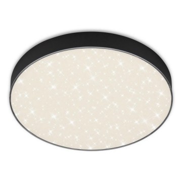 Briloner 7074-415 - Plafón LED STAR SKY LED/21W/230V 4000K diá. 28 cm negro