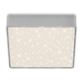 Briloner 7076-414 - Plafón LED STAR SKY LED/11W/230V 4000K 15x15 cm plata