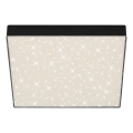 Briloner 7078-415 - Plafón LED STAR SKY LED/21W/230V 4000K 28x28 cm negro