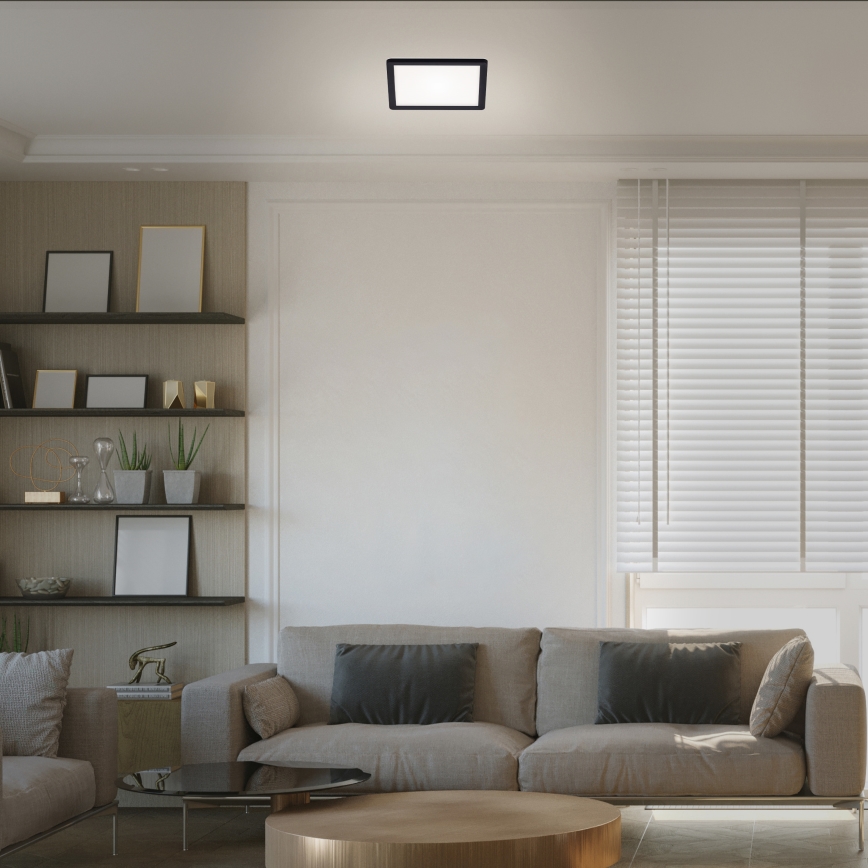 Briloner 7153-415 - Plafón LED SLIM LED/12W/230V 19x19 cm