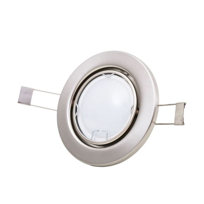 Briloner 7221-032 - SET de 3 luces LED empotrables para baño 1xGU10/3W/230V IP23 cromo mate