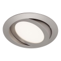 Briloner 7285-012 - Luminaria empotrable LED para baño, 6,4 W / 230 V, IP23