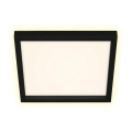 Briloner 7362-015 - Plafón LED CADRE LED/18W/230V 29,6x29,6 cm negro