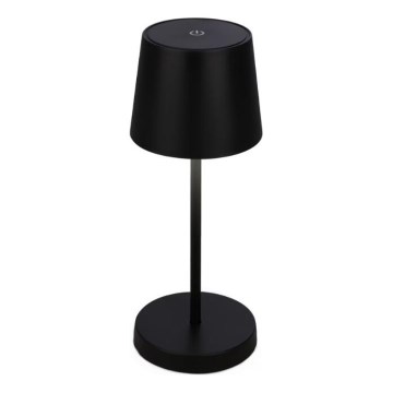 Briloner 7423015 - Lámpara de mesa LED para exterior recargable y regulable LED/2,6W/5V IP44 2000 mAh negro