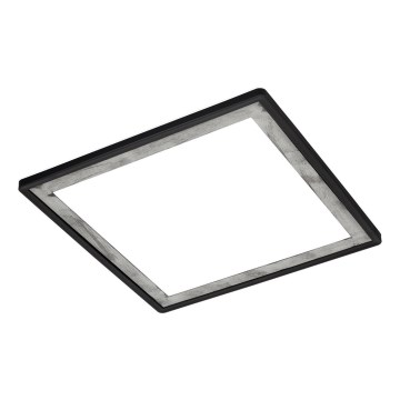 Briloner 7457-414 - Plafón LED SLIM LED/18W/230V 4000K 29x29 cm negro