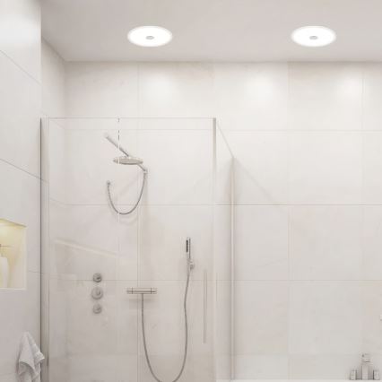 Briloner 7482019 - Luminaria empotrada LED para baño LED/14W/230V 3000/4000/6500K IP44 blanco