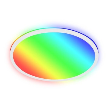 Briloner 7494016 - Lámpara de techo LED RGBW regulable SMART LED/22W/230V 4000K diámetro 42 cm Wi-Fi Tuya + mando a distancia