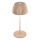 Briloner 7552-011 - Lámpara de mesa recargable táctil regulable para exterior MINI LED/1,5W/5V IP44 1800 mAh beige