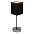 Briloner 7737-014 - Lámpara de mesa SILVER CRAFTED 1xE14/25W/230V