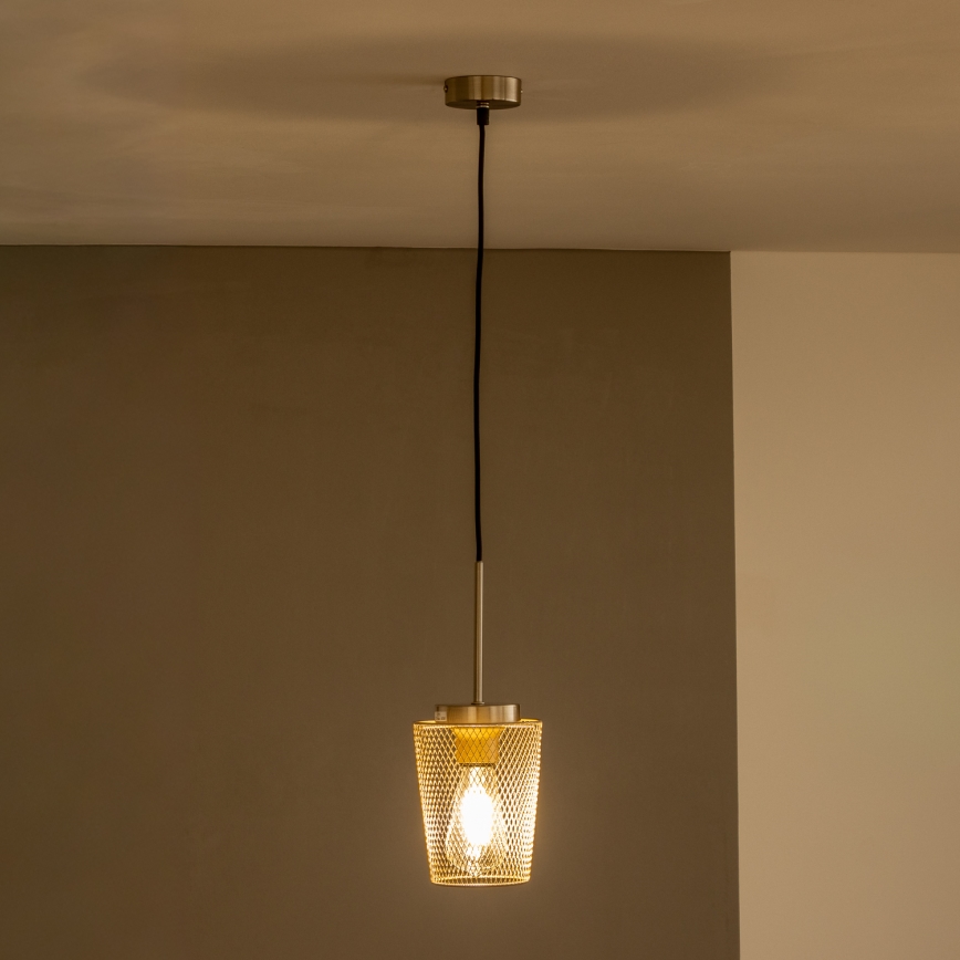 Briloner - Cable de alimentación con jaula SEVENTIES negro/dorado