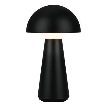 Briloner - Lámpara de mesa para exterior LED táctil recargable y regulable LED/2,6W/5V 3000K IP44 2000 mAh negra