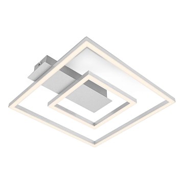 Briloner - Lámpara de techo FRAME LED/22W/230V 3000K 30x32 cm cromo mate