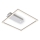 Briloner - Lámpara de techo LED con sensor de movimiento y de crepúsculo FRAME LED/14W/230V 3000K 30x32 cm cromo mate