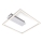 Briloner - Lámpara de techo LED FRAME LED/14W/230V 3000K 30x32 cm acabado cromo mate